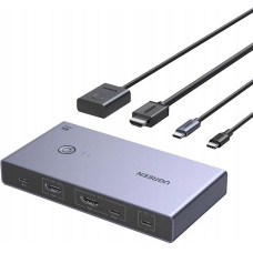 Ugreen Przełącznik Switch KVM UGREEN CM731 2w1 USB-C + HDMI