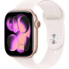 Apple Watch Series 11 GPS 42mm Rose Gold Aluminium Case with Light Blush Sport Band - M/L