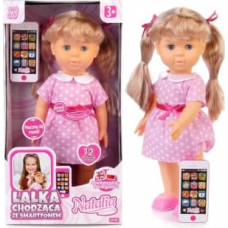 Artyk Natalia doll walking with a smartphone 41cm