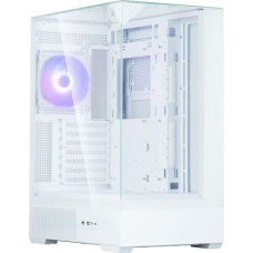 Zalman PC case P40 Prism Mid-Tower Tempered Glass white