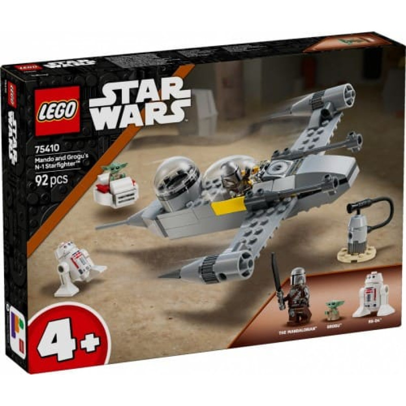Lego Star Wars 75410 Mando and Grogus N-1 Starfighter