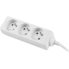 Lanberg Power strip 1.5m white 3xFR, full CU