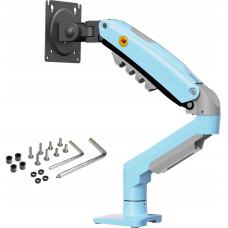 Larbre Vert F80-XM Gulf Blue Solidny Ergonomiczny Uchwyt do Monitora 17'-30' Regulacja 3D VESA PIVOT