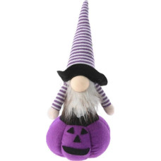 Home Styling Collection Dekoracja świąteczna Home Styling Collection FIGURKA DEKORACYJNA NA DYNI 35CM LED HALLOWEEN FIOLET