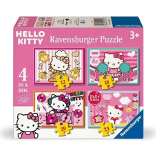 Ravensburger Puzzle dla dzieci 2D: Hello Kitty 4w1