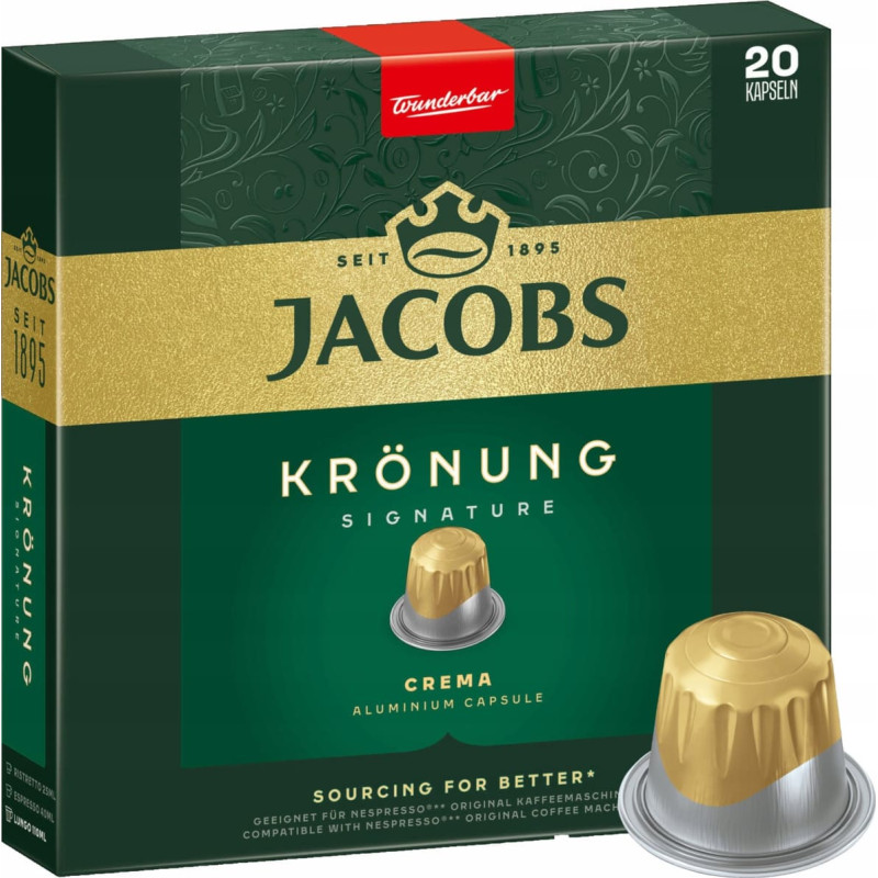 Jacobs Kapsułki Kronung Signature Crema do Nespresso 20 szt.