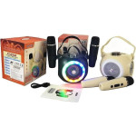 Adar Głośnik karaoke 2 mikrofony USB MIX