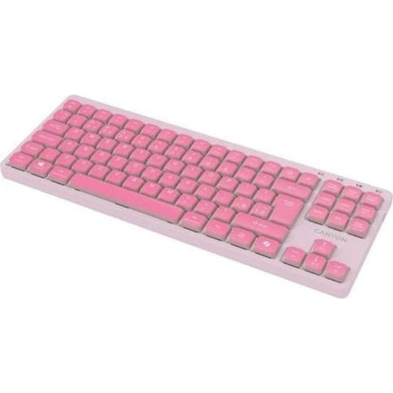 Canyon Keyboard OnType 10 Low Profile EN Wired Pink