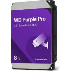 WD Western Digital Purple Pro Smart Video HDD 8 ТБ, внутренний жесткий диск 7200 об/мин 3,5