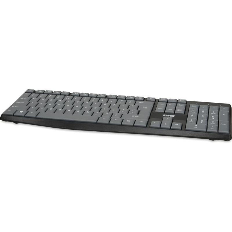 Ibox Eris USB tastatūra, pelēka/melna