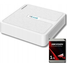 Hilook Rejestrator IP Hilook NVR-104H-D/4P 1TB 4-kanałowy z dyskiem 1TB 4x PoE