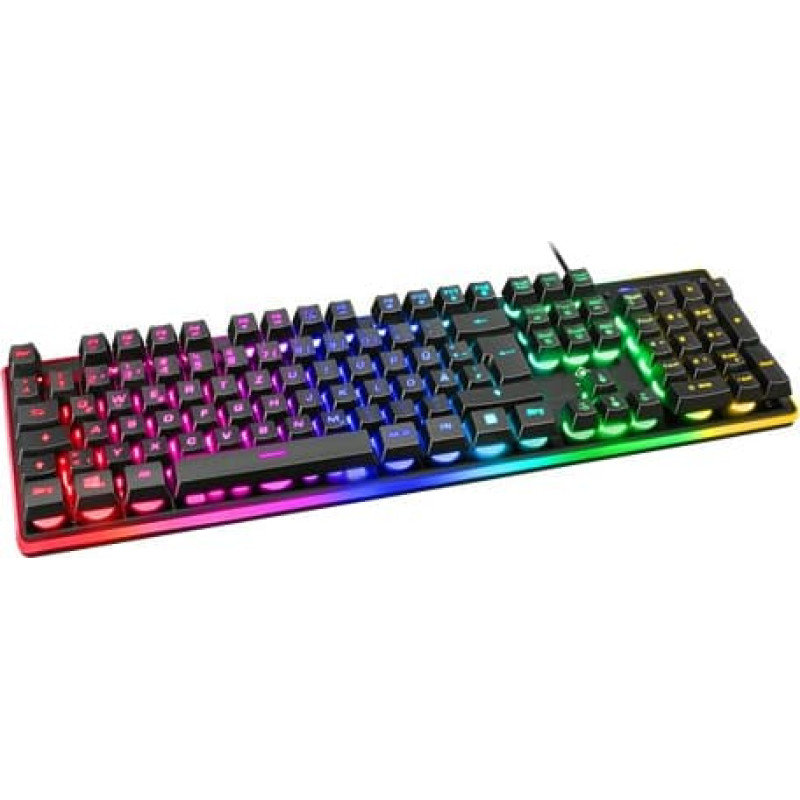 Deltaco DK220 Gaming Keyboard Membrane RGB Black