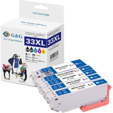 G&G XL-Druckerpatronen 5er Set für Epson 33XL/ T3357