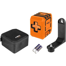 NEO Laser krzyżowy 30 m, z etui i uchwytem magnetycznym, zielony