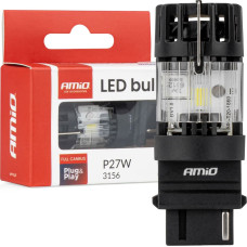 Amio Żarówka led lumitec 3156 p27w 12v full canbus biały amio-04690
