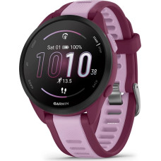 Garmin Forerunner 165 Music 3,05 cm (1,2 collas) AMOLED 43 mm Digitāls 390 x 390 pikseļi Skārienekrāns Violets GPS (satelīts)