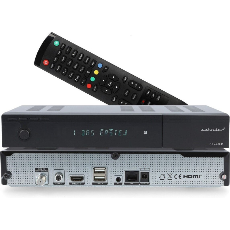 Zehnder Tuner TV Zehnder DVB-S2 HX-2500 VFD 4K