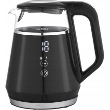 Extralink CZAJNIK SZKLANY 1712 CZARNY 1 L 1100 W