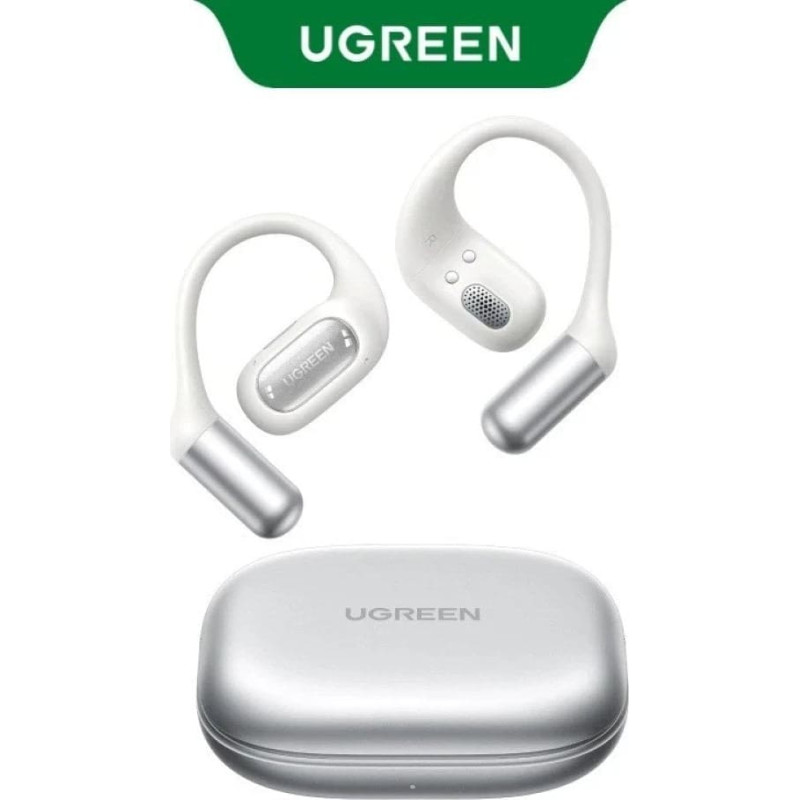 Ugreen Słuchawki bezprzewodowe Clips-on UGREEN FitBuds WS213 Bluetooth 6.0 (białe)