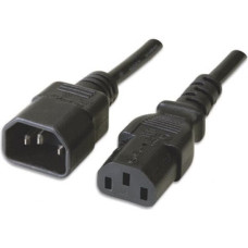 Manhattan Kabel zasilający Manhattan kabel zasilający czarny 3 m C13 panel C14 panel