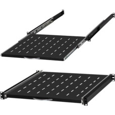 Stalflex Półka wysuwana do szafy RACK 19 1U 450mm z uchwytem czarna