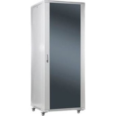 Digitus SOMI Networks | 42U, 19″ Freestanding Cabinet | 42U-60/80NAC | Gray | Max Load 800kg; Removable and Lockable Side Panels; Glass Doors; Unassembled | Depth: 80 cm