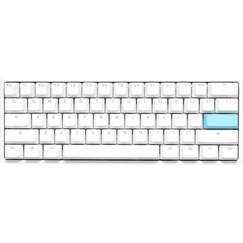 Ducky Klawiatura Ducky One 2 Pro Mini White Edition Gaming klawiatura RGB LED - Kailh Brown (US)