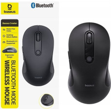 Baseus Mysz bezprzewodowa Baseus F02 ergonomiczna Bluetooth - biała