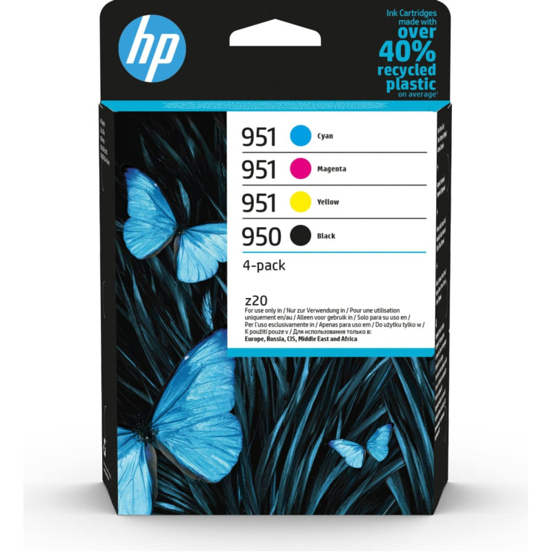 HP 950/951 Ink Cartridge Pack, 4 Colors