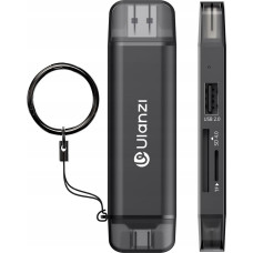 Ulanzi Czytnik Kart Pamięci 3w1 Sd / Microsd / Usb Na Port Usb-c Usb-a Ulanzi Cr3