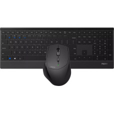 Rapoo Klawiatura + mysz Rapoo 9500M czarna
