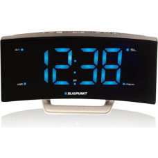Blaupunkt CR7BK radio Clock Analog & digital Stainless steel