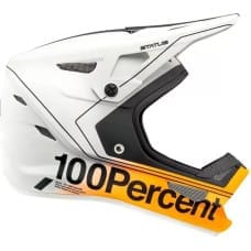 100 Bon 100% Kask full face 100% STATUS DH/BMX Helmet Carby Silver roz. XS (53-54 cm) (NEW)