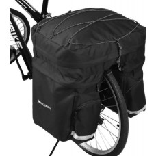 Wozinsky Pojemna torba rowerowa 60 L na bagażnik czarny Wozinsky WBB13BK Uniwersalny