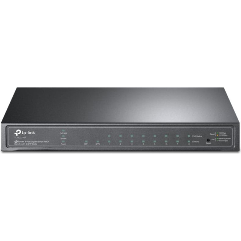 Tp-Link TL-SG2210P network switch Managed L2/L4 Gigabit Ethernet (10/100/1000) Power over Ethernet (PoE) Black