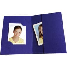 Daiber 1x100 Daiber Folders , blue for passport pictures, 3 sizes