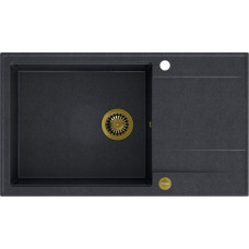 Quadron EVAN 136 XL GraniteQ black diamond/elementy złote