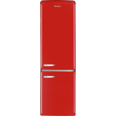 Amica KGCR 387100 R fridge-freezer Freestanding 244 L Red