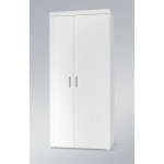 Cama Meble Cama wardrobe SAMBA white/white gloss