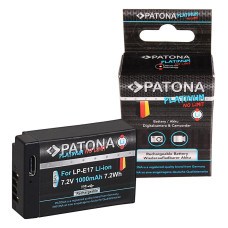 Patona Platinum LP-E17 battery pack with USB-C for Canon