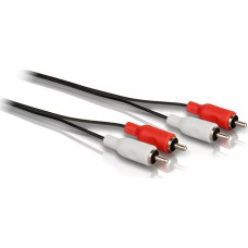 Philips Kabel Philips RCA (Cinch) x2 - RCA (Cinch) x2 1.5m czarny (Phil-SWA2521W/10)