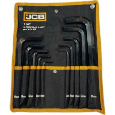 JCB Zestaw kluczy IMBUS 10el. na płachcie (6-22mm)
