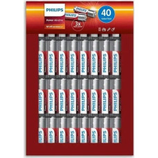 Philips 1x40 Philips Power Alkaline AA Batterie Vorteilspack