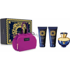 Versace SET VERSACE Dylan Blue Pour Femme EDP spray 100ml + SHOWER GEL 100ml + BODY LOTION 100ml + kosmetyczka