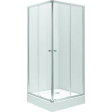 Koło Kabina kwadratowa FIRST 90cm szkło transparentne profil chrom ZKDK90222003