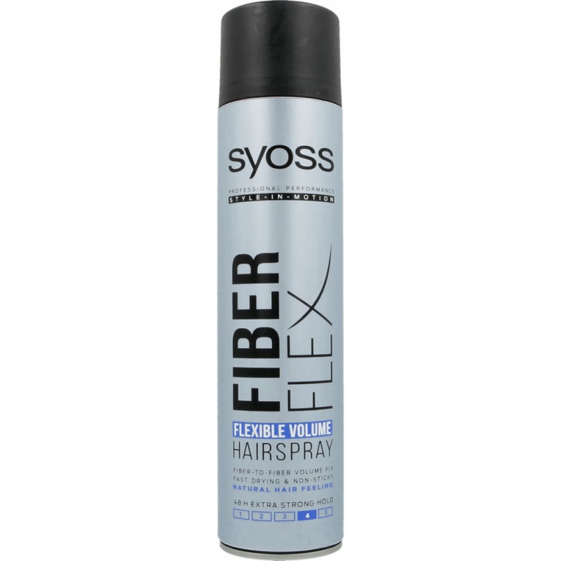 Schwarzkopf Syoss Fiber Flex Lakier do włosów extra mocny Flexible Volume 300ml