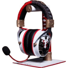 Lexip Mentor Zestaw słuchawkowy Przewodowy i Bezprzewodowy Opaska na głowę Gaming Bluetooth Czarny, Złoto, Czerwony, Biały