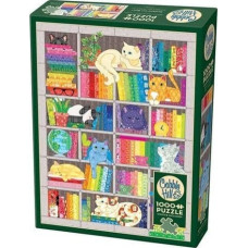 Cobble Hill Puzzle 1000 Koty i książki
