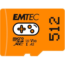 Emtec Karta Emtec Gaming MicroSDXC 512 GB Class 10 UHS-I/U3 A2 V30 (ECMSDM512GXCU3G)