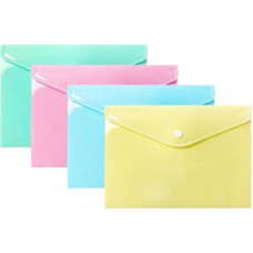 Biurfol Teczka koperta A5 PP pastel (10szt)